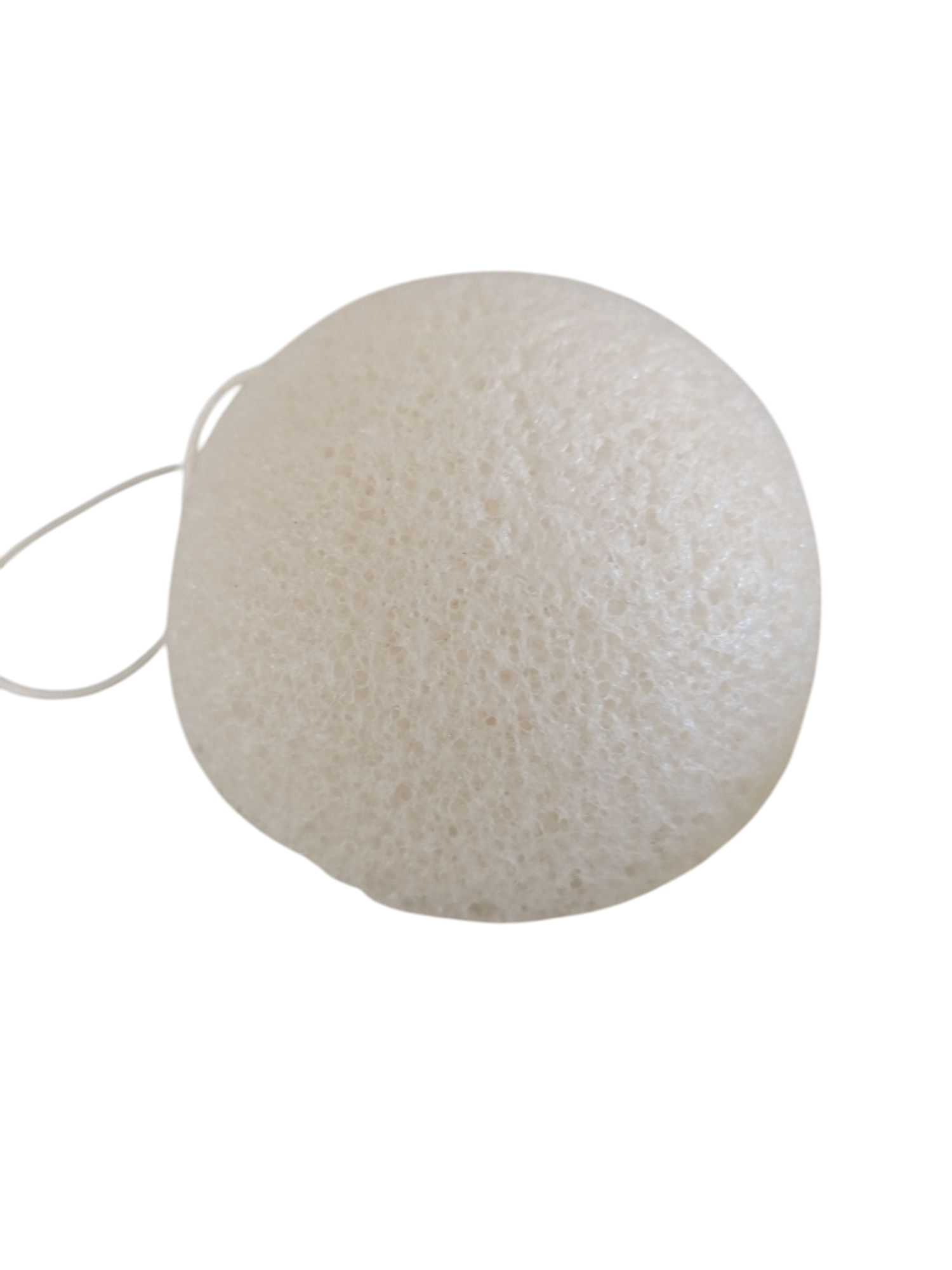 White-pure-Konjac-handmade-sponge